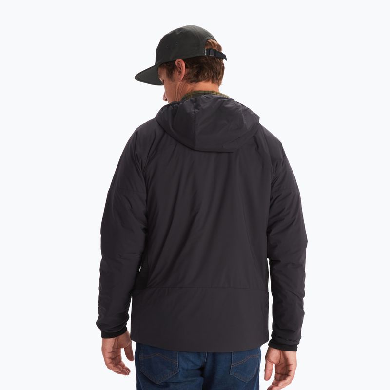 Giacca Marmot Novus LT Hybrid Hoody nera da uomo 6
