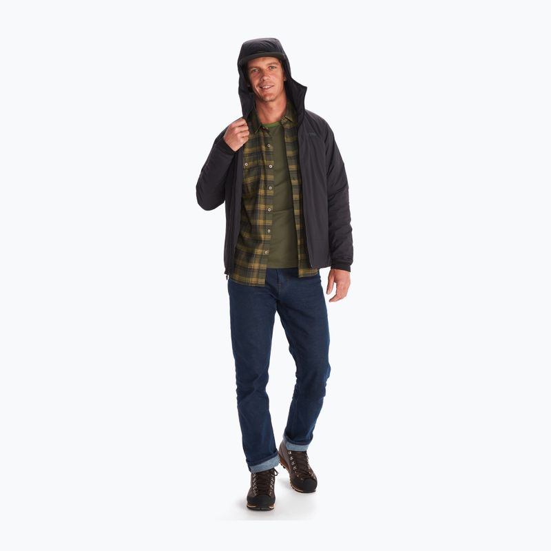 Giacca Marmot Novus LT Hybrid Hoody nera da uomo 7