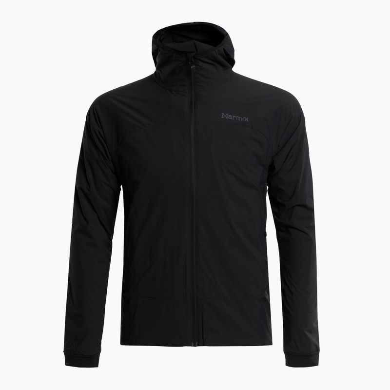 Giacca Marmot Novus LT Hybrid Hoody nera da uomo