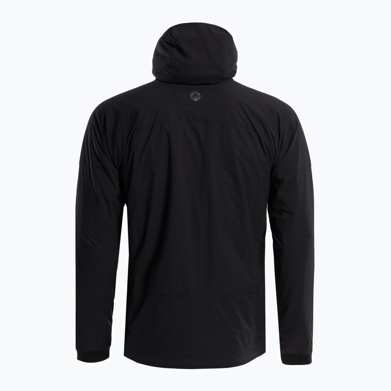 Giacca Marmot Novus LT Hybrid Hoody nera da uomo 2
