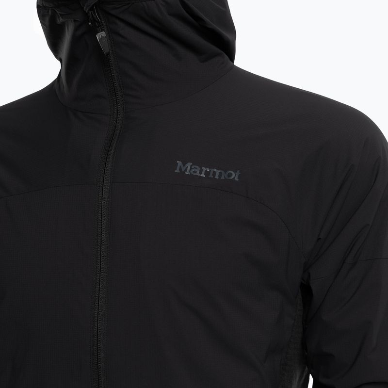 Giacca Marmot Novus LT Hybrid Hoody nera da uomo 3