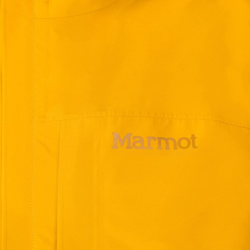 Giacca da pioggia Marmot Minimalist Gore Tex da uomo giallo oro 3