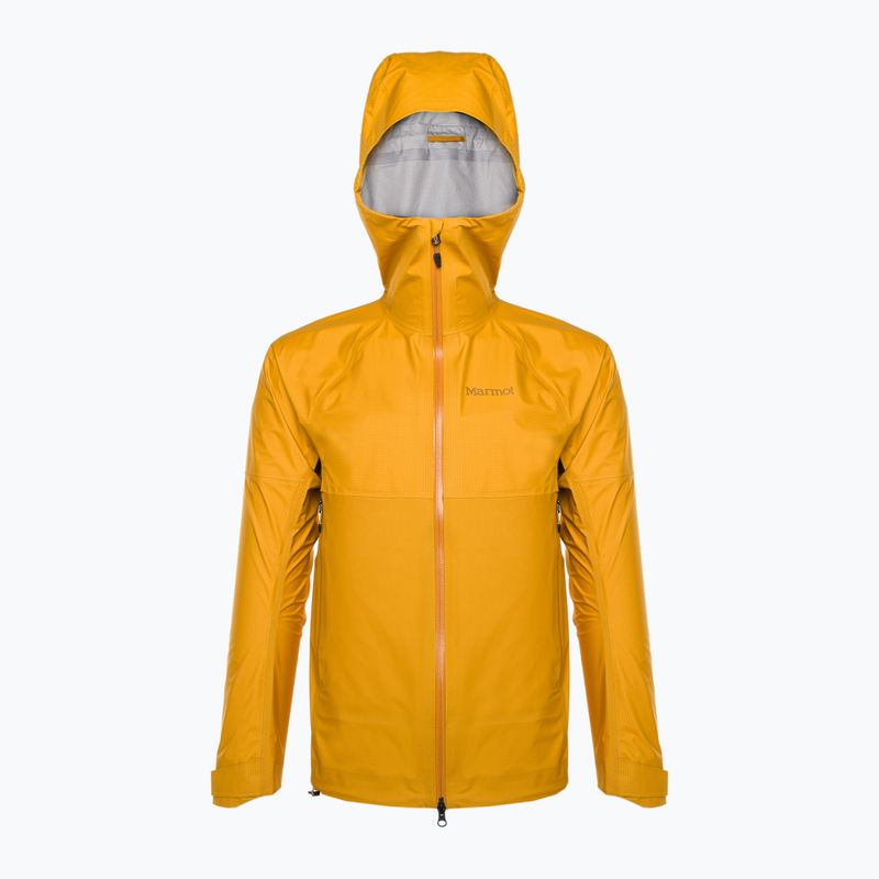 Giacca da pioggia Marmot Mitre Peak Gore Tex da uomo giallo oro 2