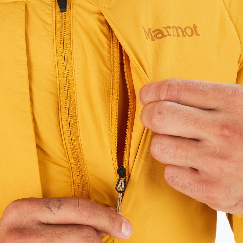 Piumino Marmot Warmcube Active Hb da uomo giallo oro 5