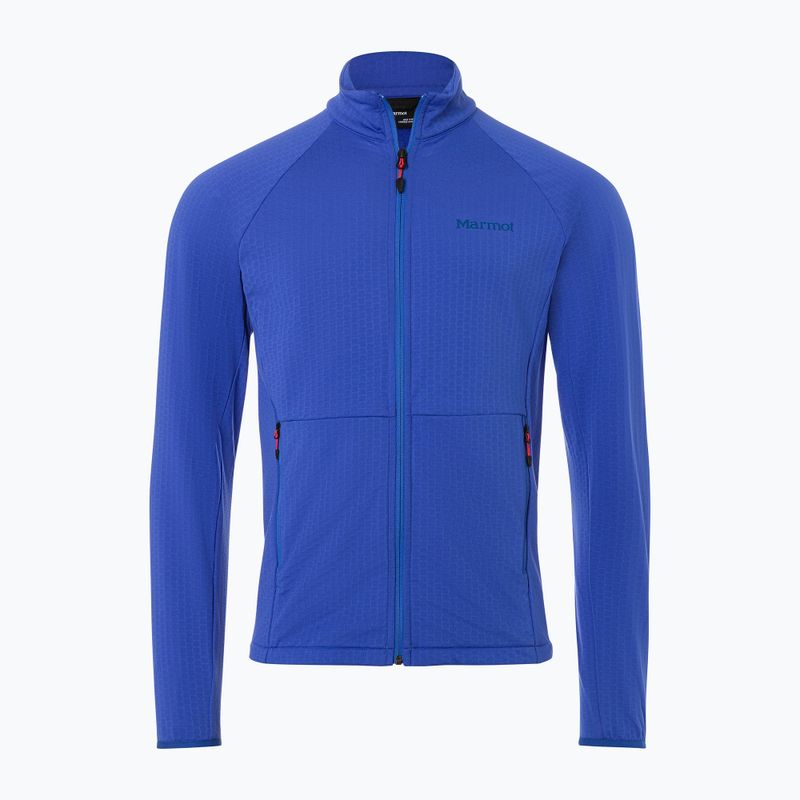 Felpa da trekking Marmot da uomo Leconte Fleece trail blu 3