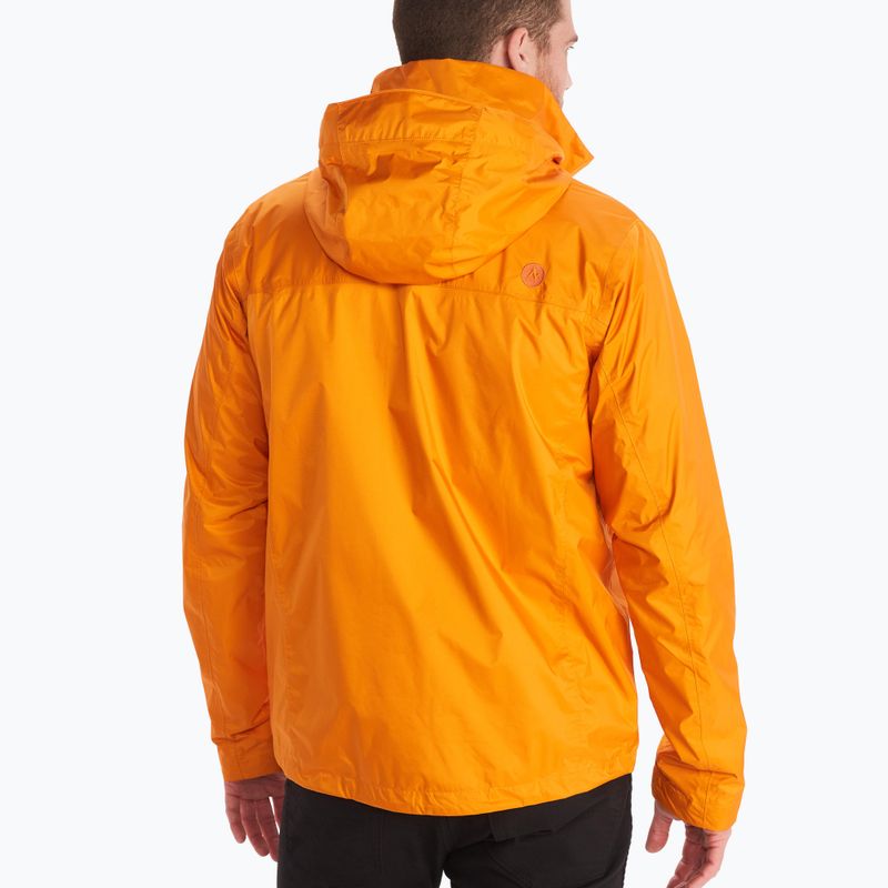 Giacca antipioggia Marmot PreCip Eco orange pepper da uomo 3