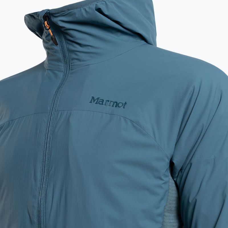 Giacca Marmot Novus LT Hybrid Hoody Uomo, color verde acqua. 3