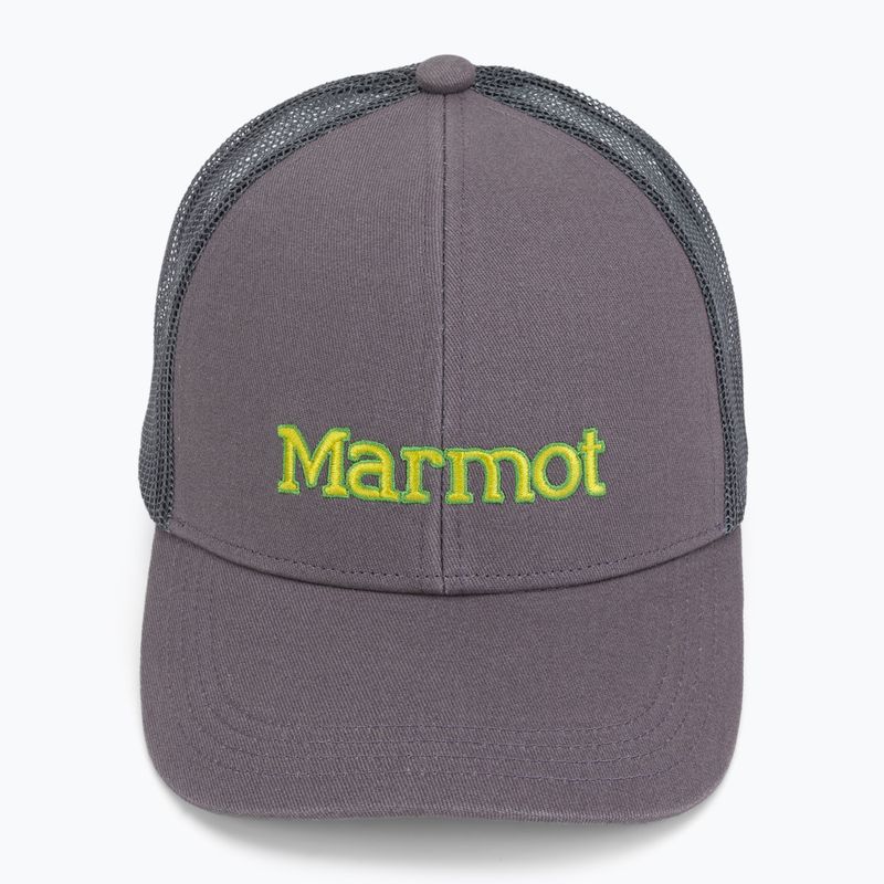 Cappello da baseball Marmot Retro Trucker in acciaio onice 4