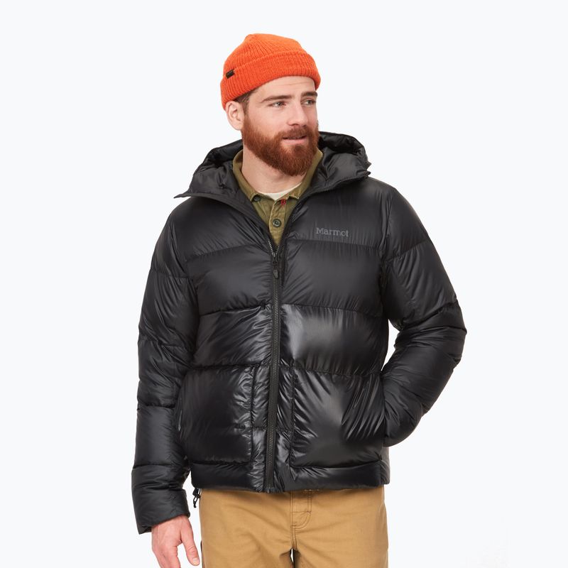 Marmot Guides Down Hoody nero da uomo