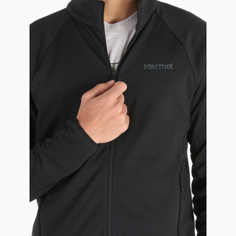 Felpa Marmot Leconte Fleece uomo nero 4