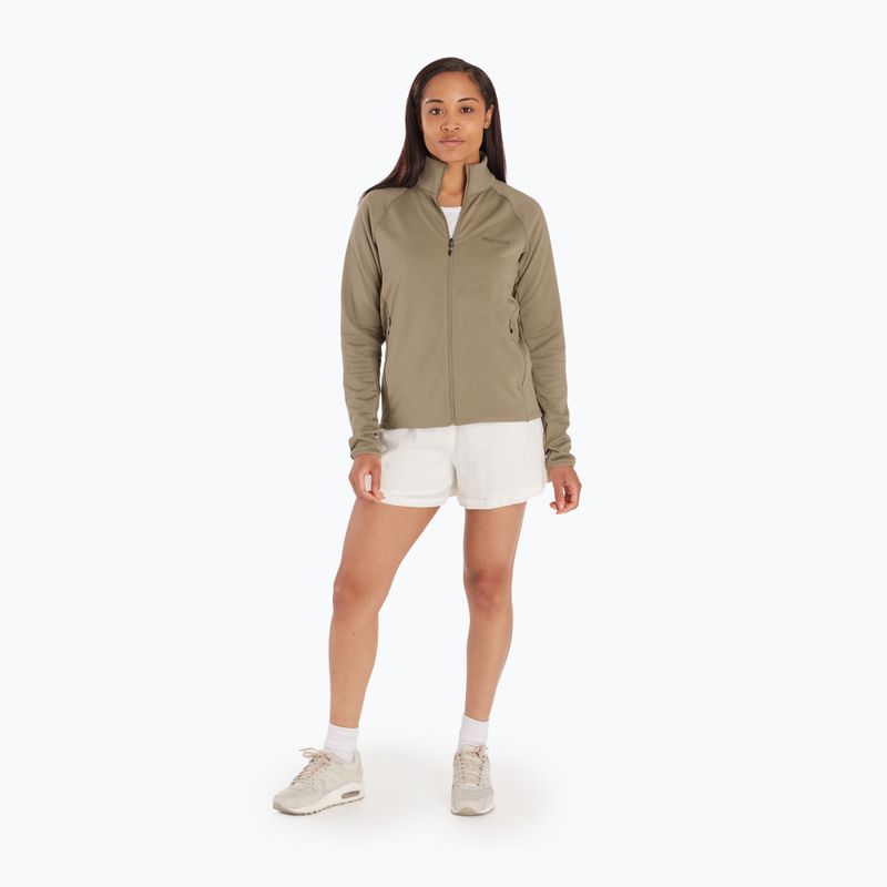 Felpa Marmot Leconte Hoodless Fleecevetiver da donna 2