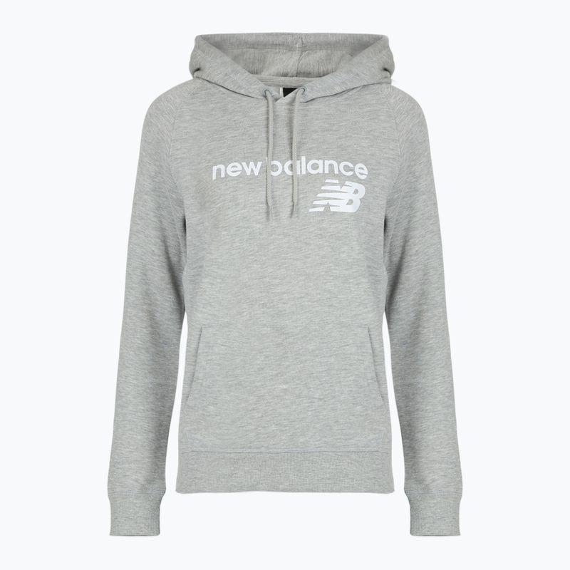 Felpa donna New Balance Core Fleece Hoodie grey 5