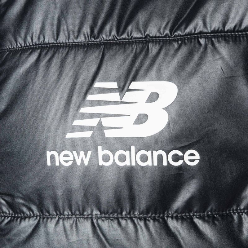 Uomo New Balance Athletics - Giacca sintetica corta invernale con cappuccio nero 6