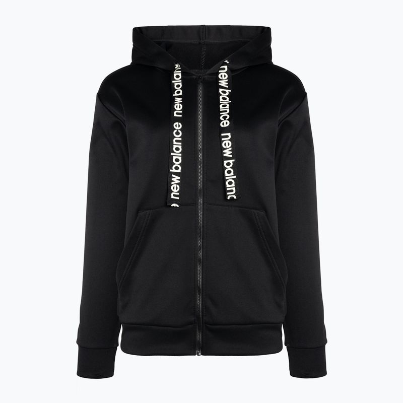 Felpa New Balance Relentless Performance Fleece Full Zip donna nero