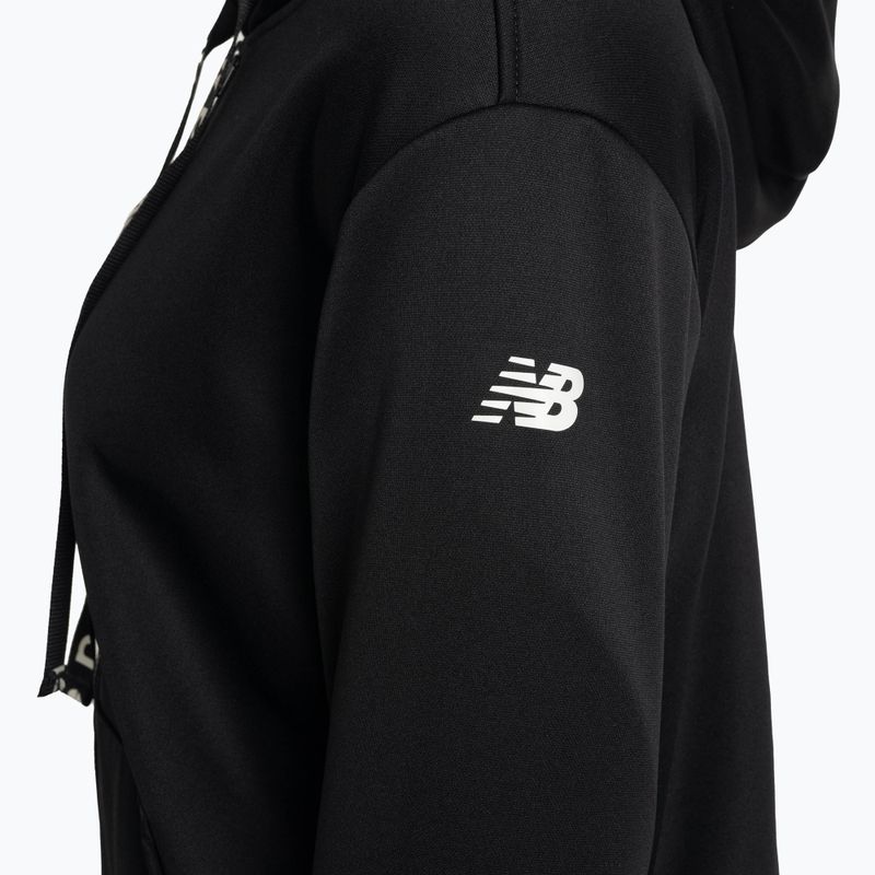 Felpa New Balance Relentless Performance Fleece Full Zip donna nero 4