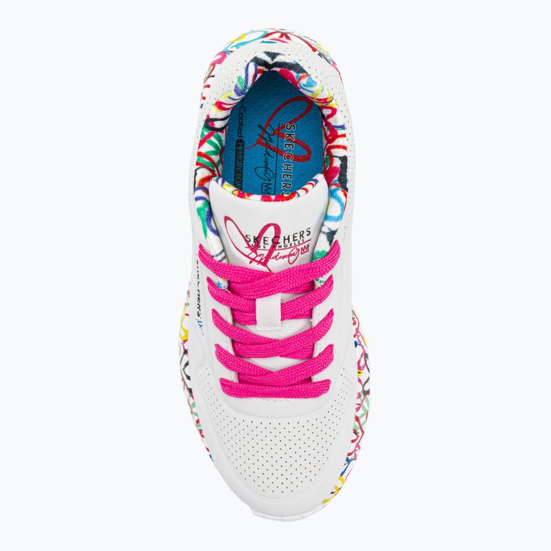 SKECHERS Uno Lite Lovely Luv bianco/multi scarpe da bambino 6