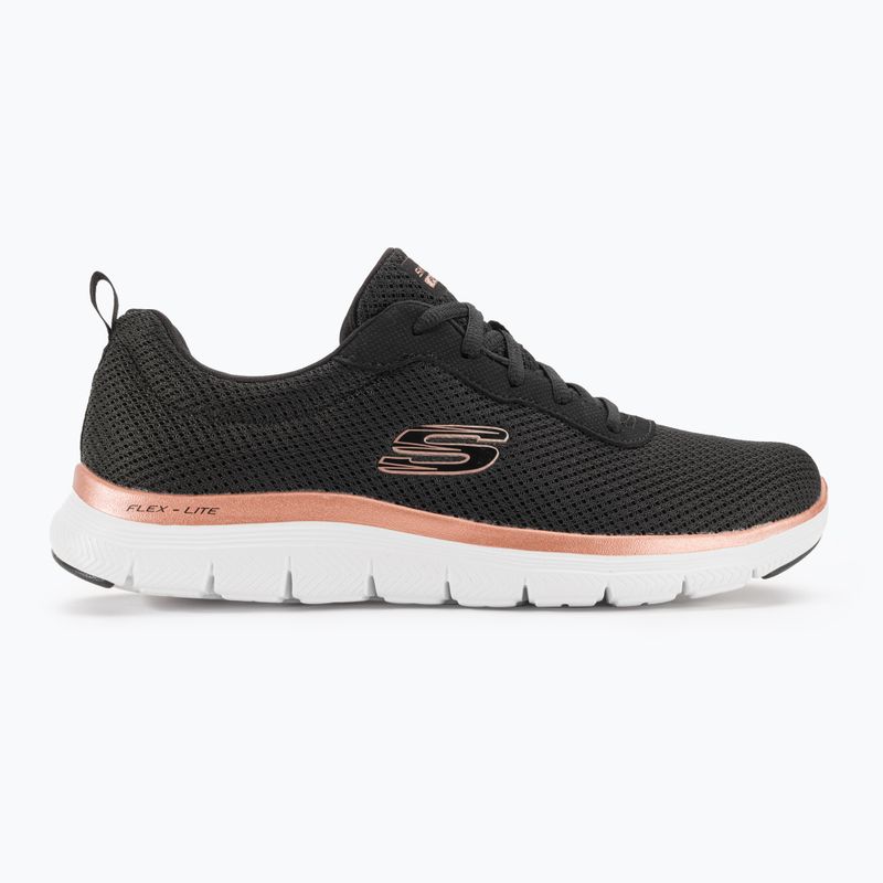 SKECHERS scarpe da donna Flex Appeal 4.0 Brilliant View nero/oro rosa 2