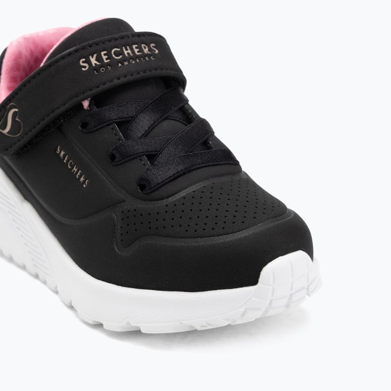 Scarpe da bambino SKECHERS Uno Lite nero/oro rosa 7