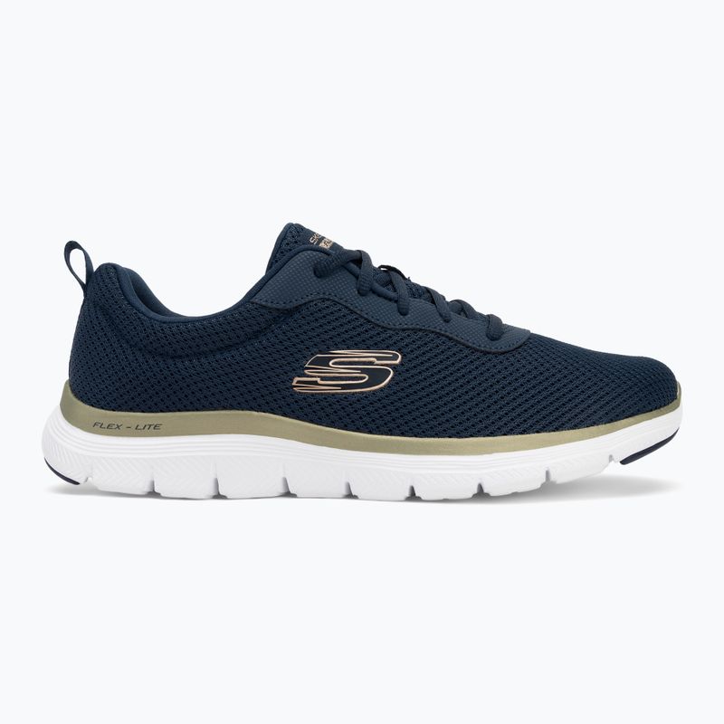 SKECHERS scarpe da donna Flex Appeal 4.0 Brilliant View navy/oro 2