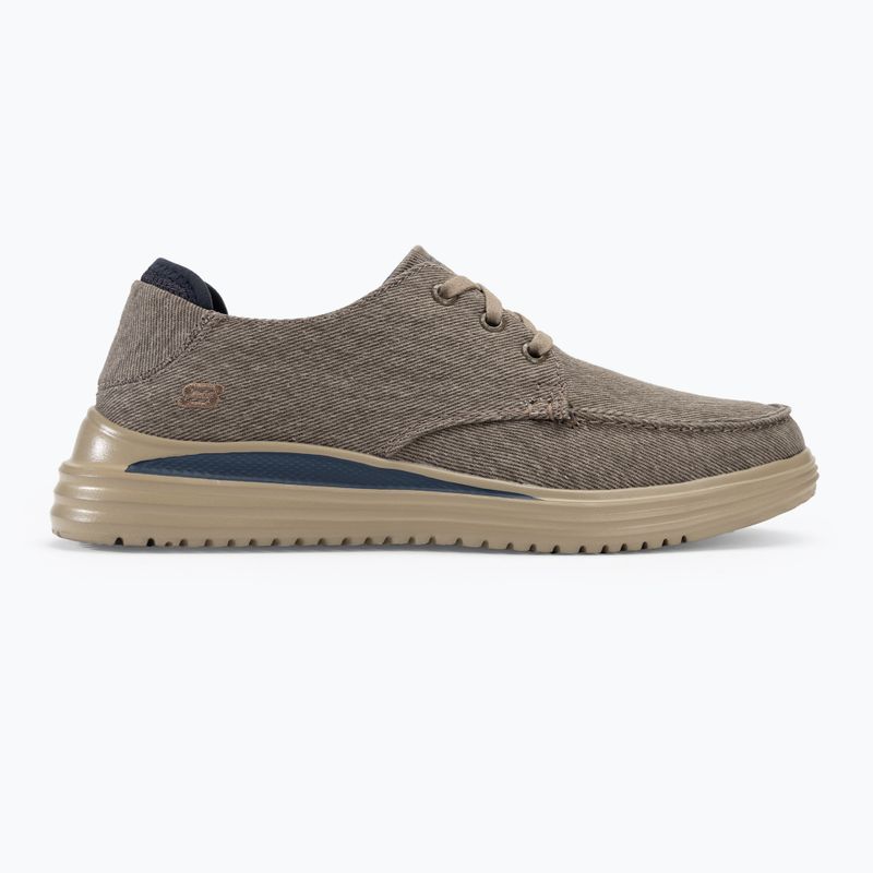 SKECHERS Proven Forenzo scarpe da uomo color kaki 2