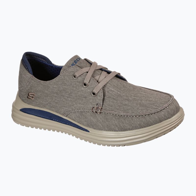 SKECHERS Proven Forenzo scarpe da uomo color kaki 8