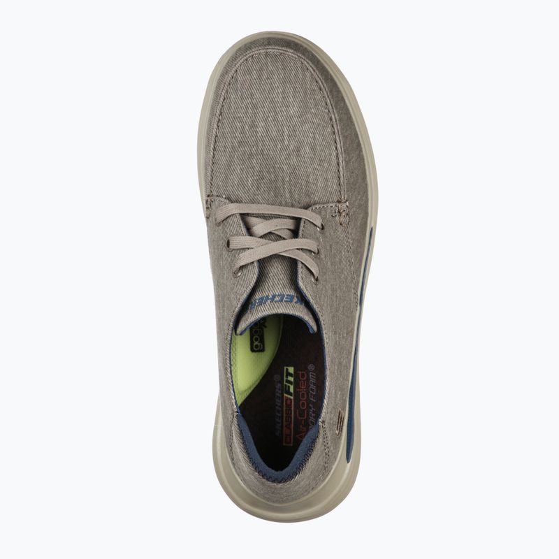 SKECHERS Proven Forenzo scarpe da uomo color kaki 11