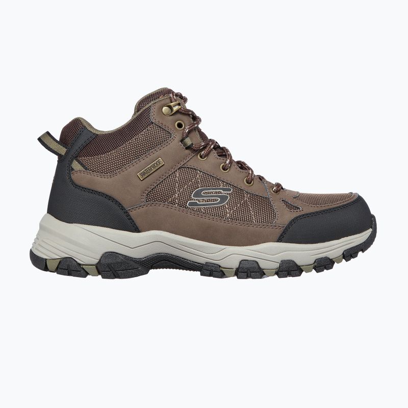 Scarpe da uomo Skechers Selmen Melano cioccolato 2