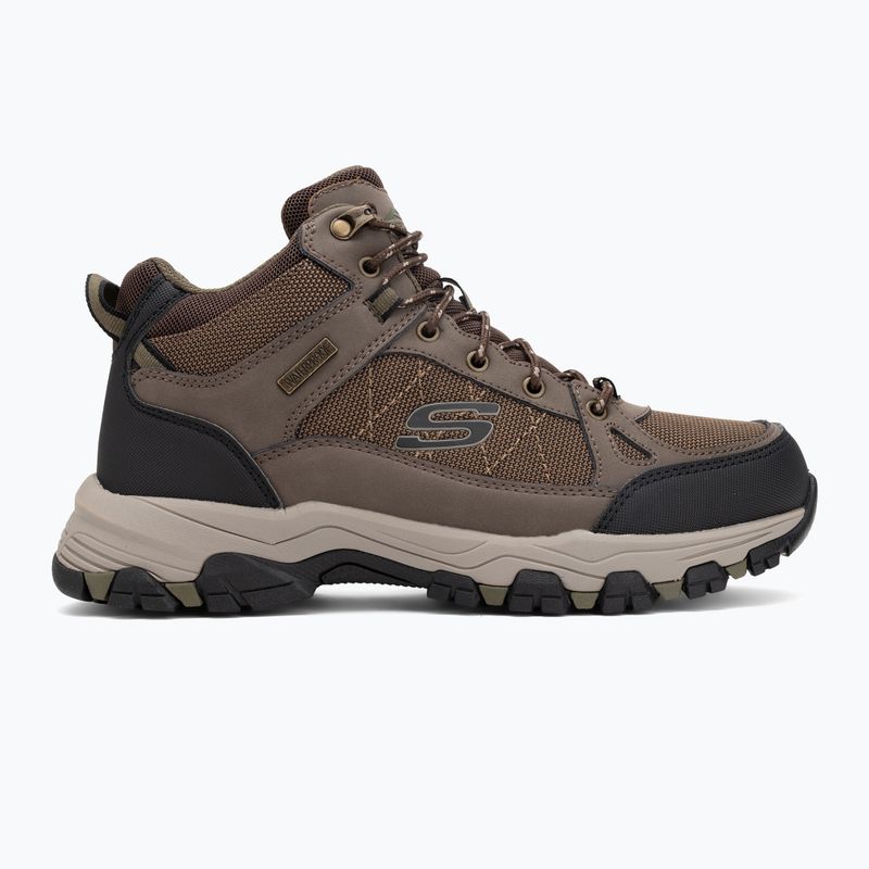 Scarpe da uomo Skechers Selmen Melano cioccolato 2