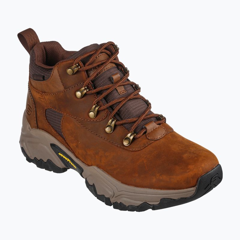 Scarpe SKECHERS Terraform Renfrom uomo marrone scuro 7