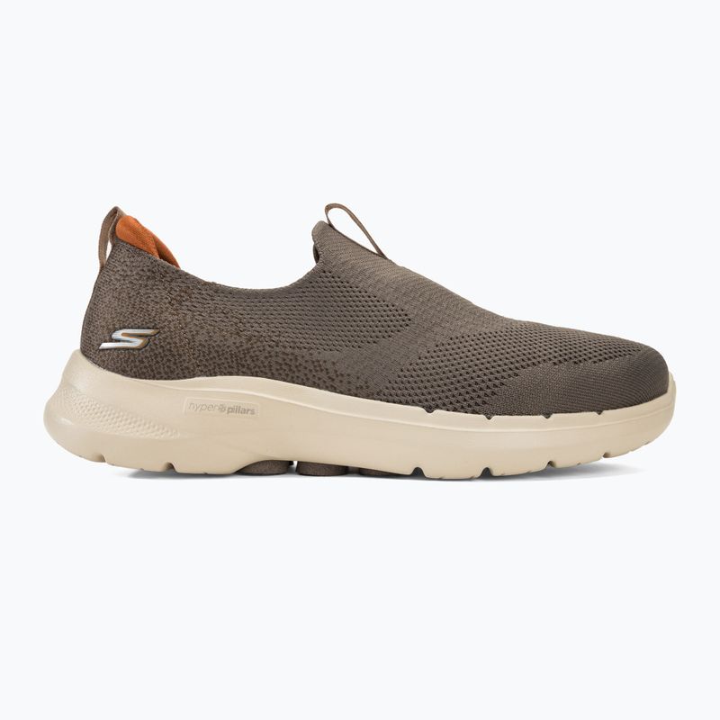 Scarpe SKECHERS Go Walk 6 taupe da uomo 2