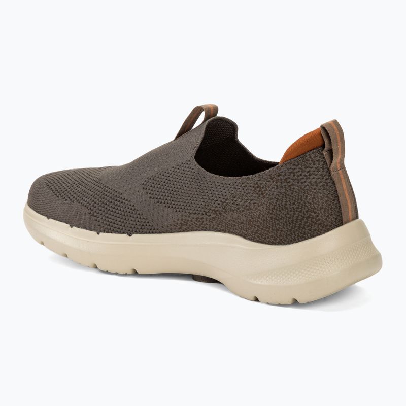 Scarpe SKECHERS Go Walk 6 taupe da uomo 3