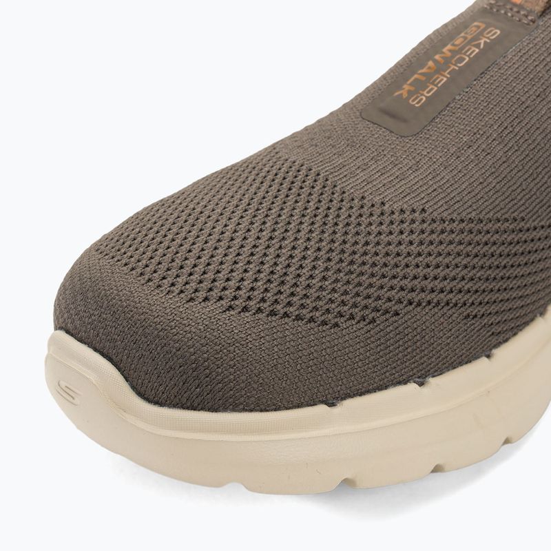Scarpe SKECHERS Go Walk 6 taupe da uomo 7