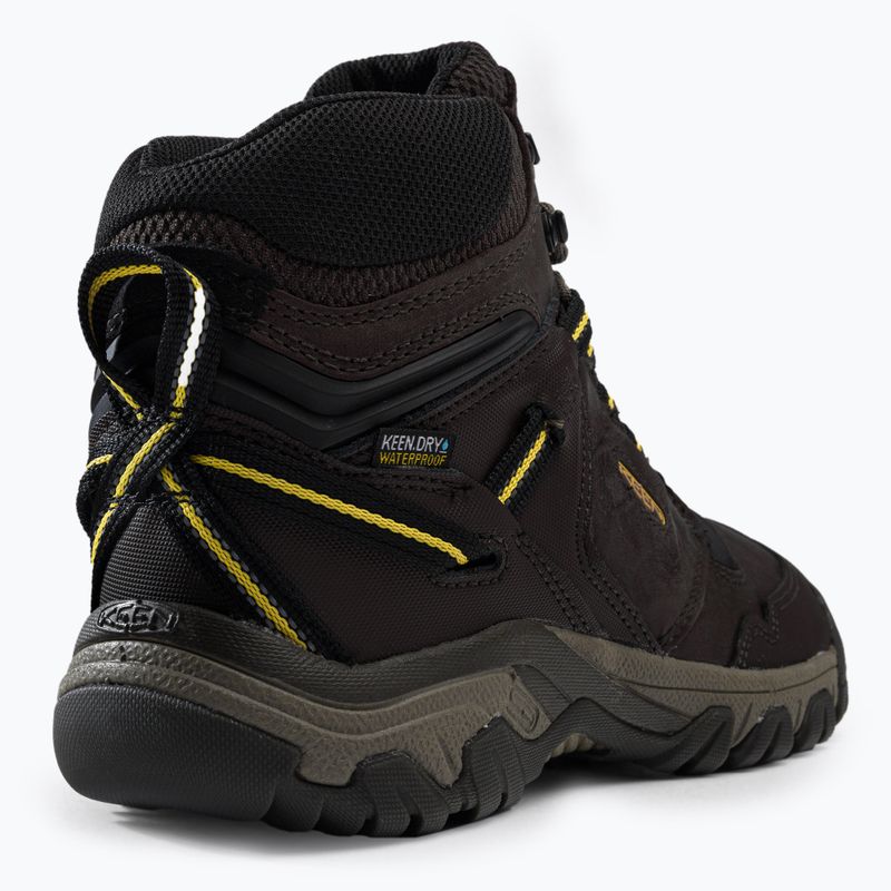 KEEN Ridge Flex Mid WP scarpe da trekking da uomo giallo caffè/keen 7