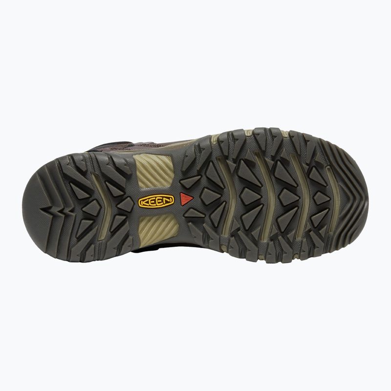 KEEN Ridge Flex Mid WP scarpe da trekking da uomo giallo caffè/keen 15