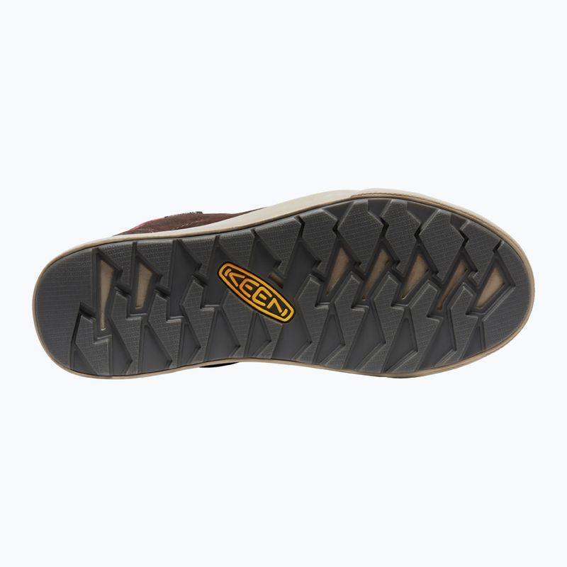 Stivali KEEN Elle Winter Mid WP da donna, chicco di caffè e plaid rosso 15