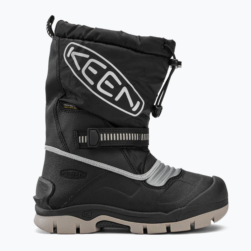 KEEN Snow Troll WP junior stivali da neve nero/argento 2