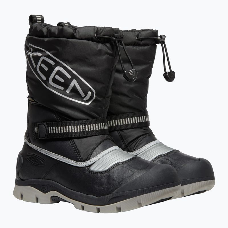 KEEN Snow Troll WP junior stivali da neve nero/argento 11