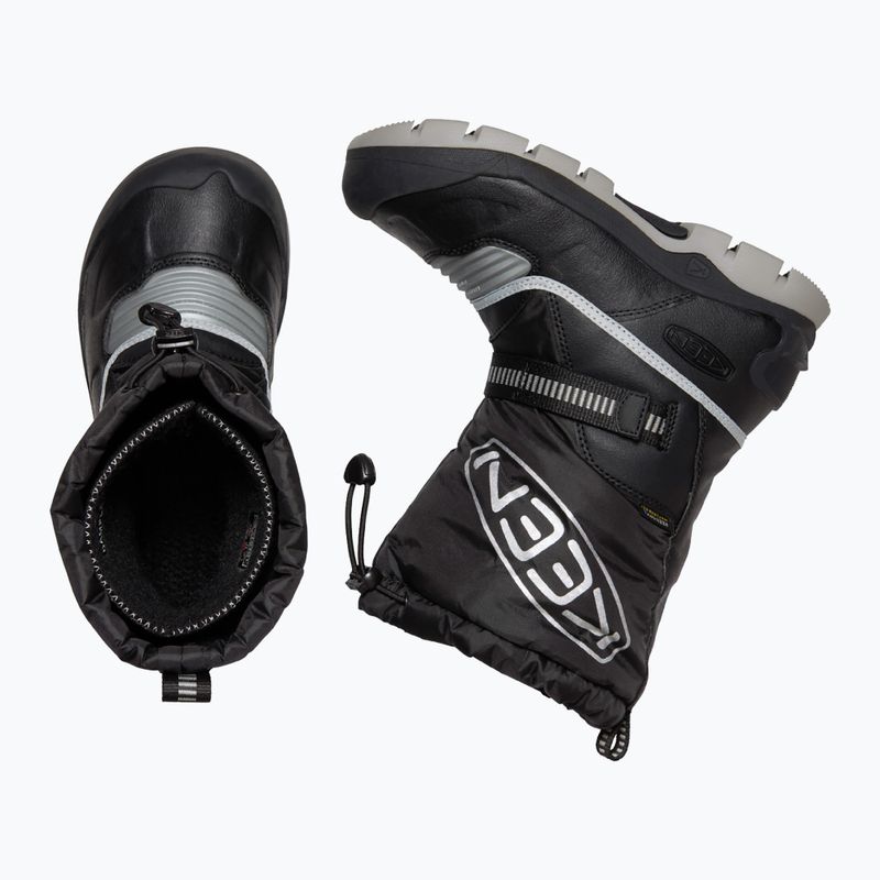 KEEN Snow Troll WP junior stivali da neve nero/argento 13