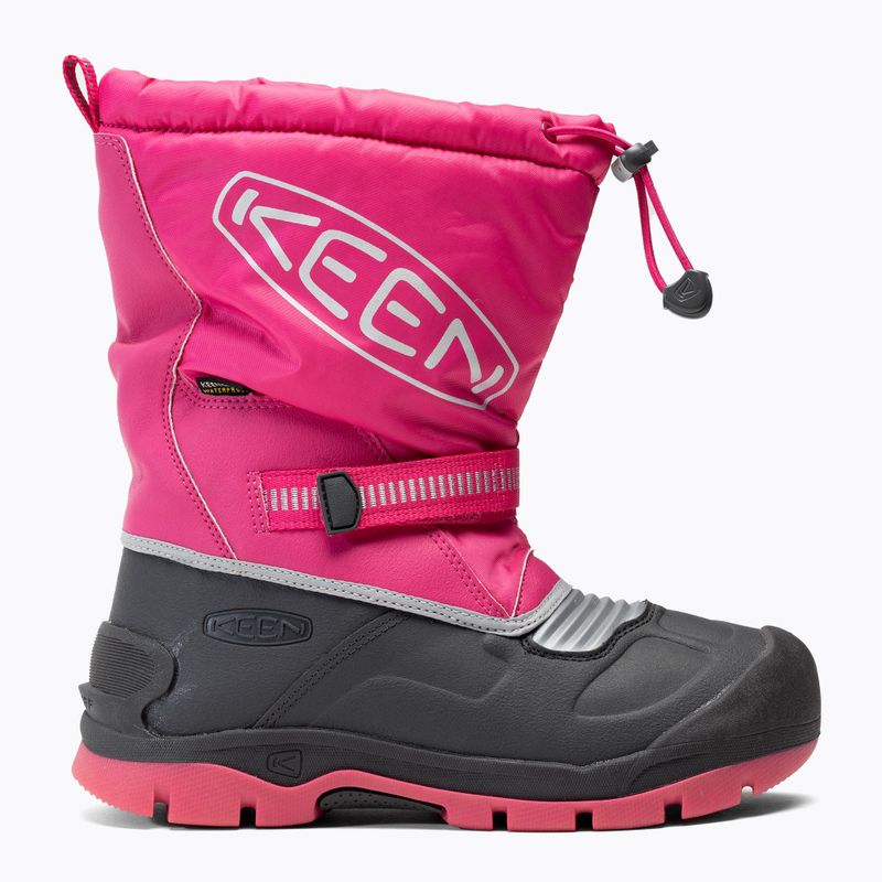 KEEN Snow Troll WP junior stivali da neve fucsia viola/argento 2