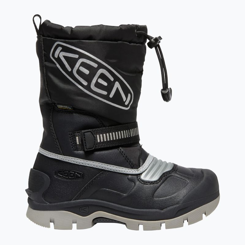 KEEN Snow Troll WP stivali da neve per bambini nero/argento 9
