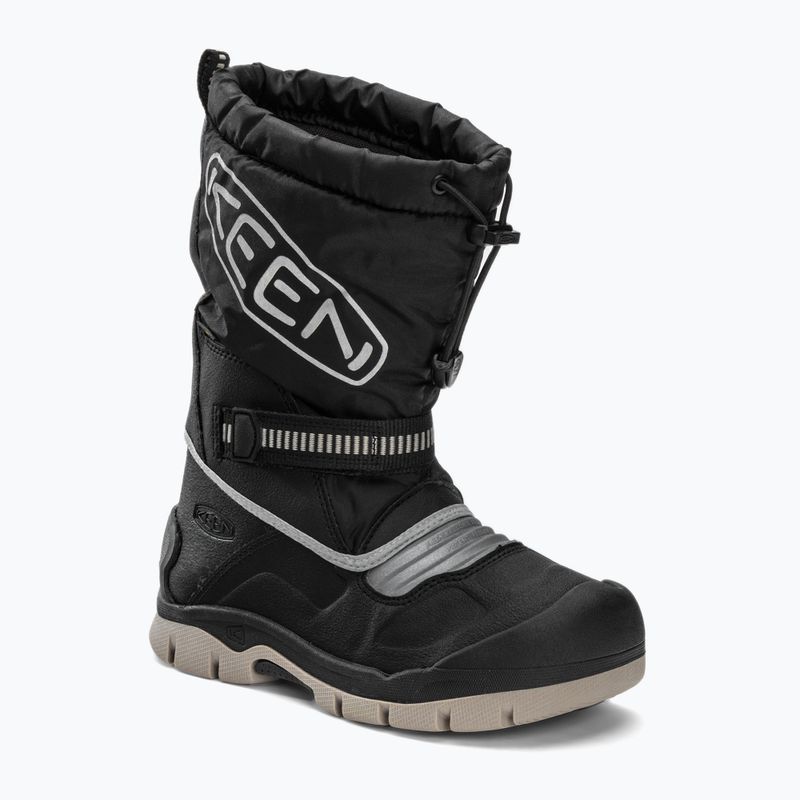 KEEN Snow Troll WP stivali da neve per bambini nero/argento