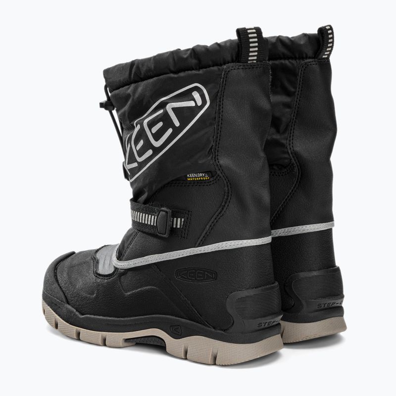 KEEN Snow Troll WP stivali da neve per bambini nero/argento 3