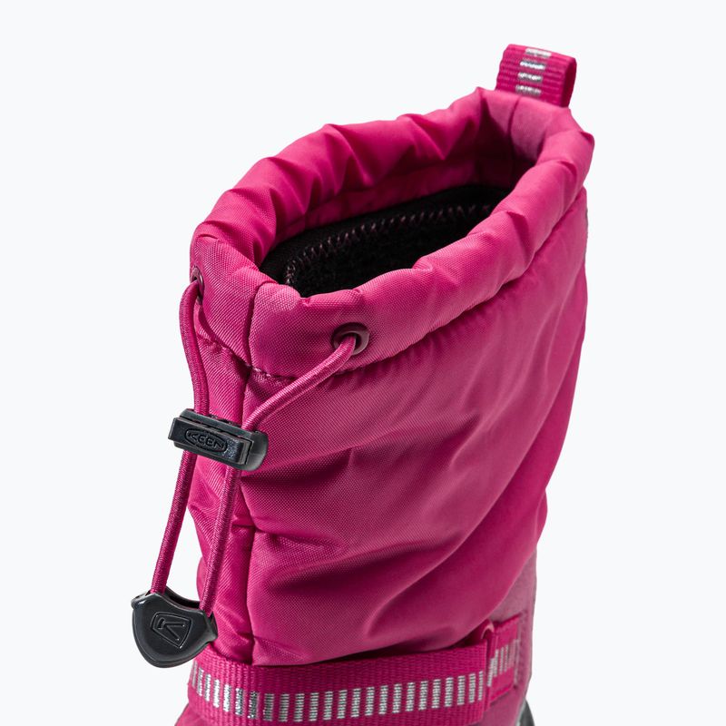KEEN Snow Troll WP stivali da neve per bambini fucsia viola/argento 7