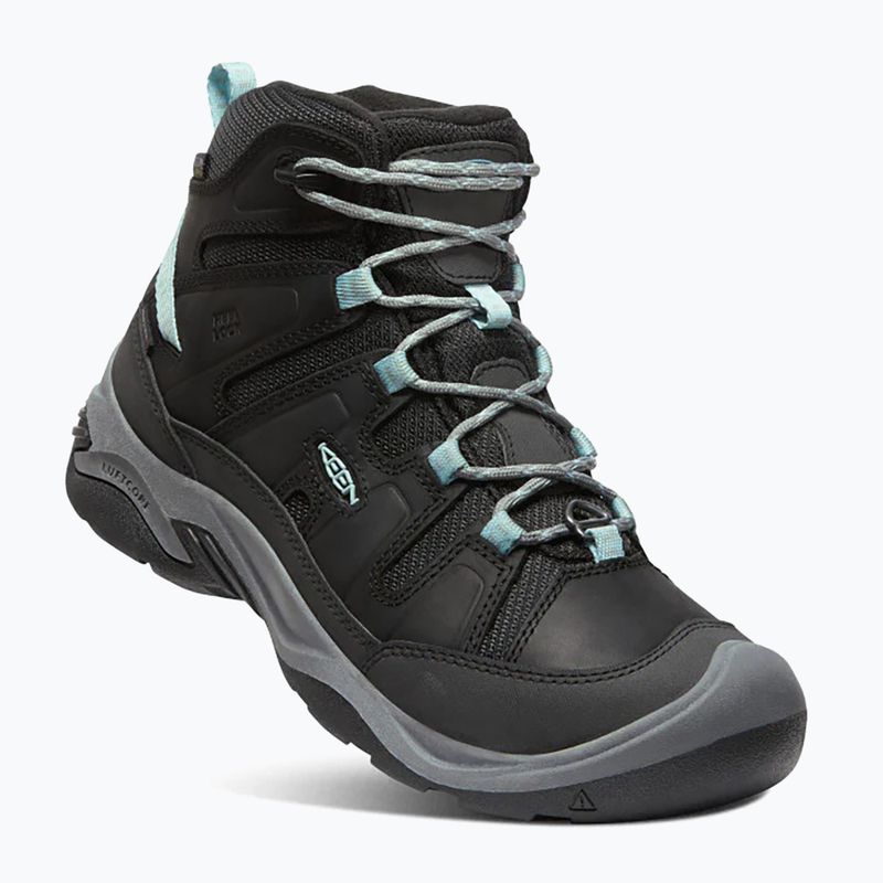 Scarpe da trekking da donna KEEN Circadia Mid Polar nero/blu scuro 8