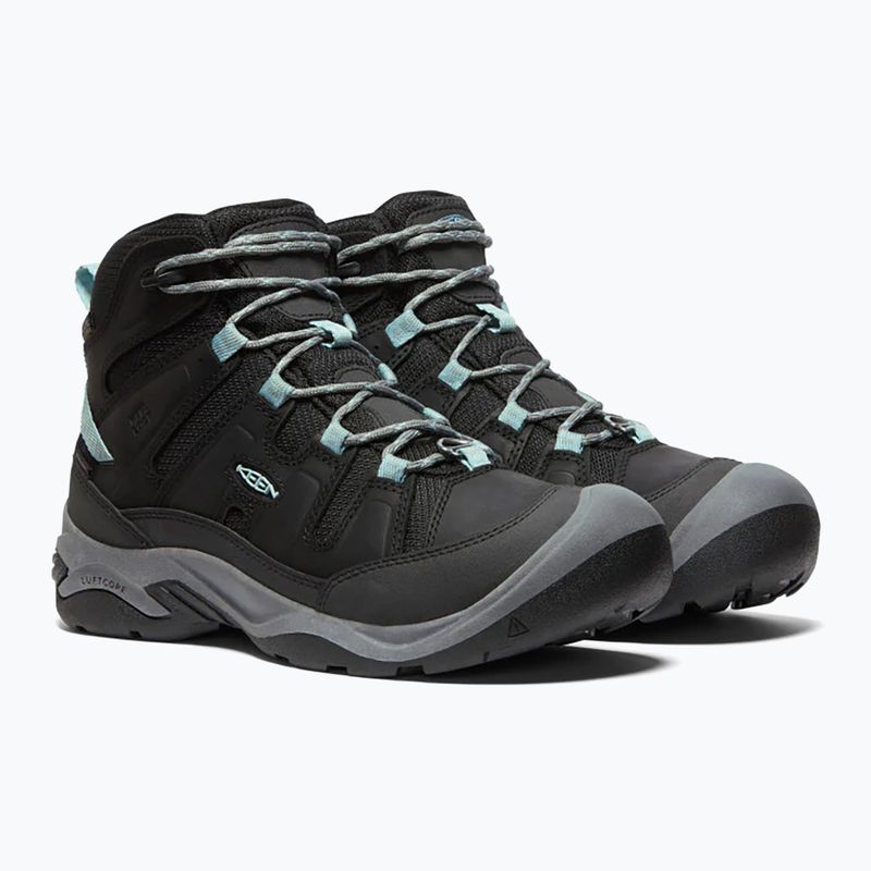 Scarpe da trekking da donna KEEN Circadia Mid Polar nero/blu scuro 9