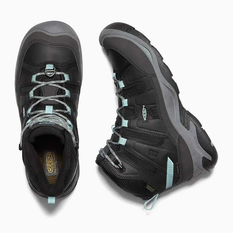 Scarpe da trekking da donna KEEN Circadia Mid Polar nero/blu scuro 10