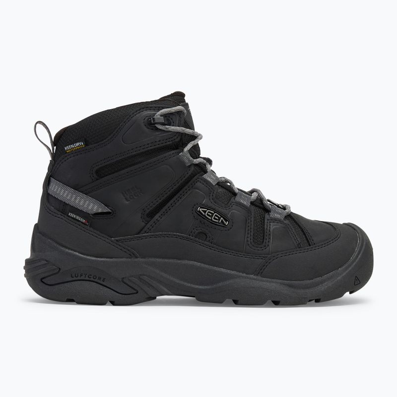 Scarpe da trekking da uomo KEEN Circadia Mid Polar nero/grigio acciaio 2