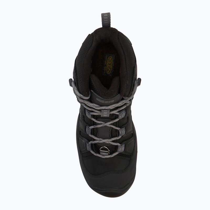 Scarpe da trekking da uomo KEEN Circadia Mid Polar nero/grigio acciaio 5