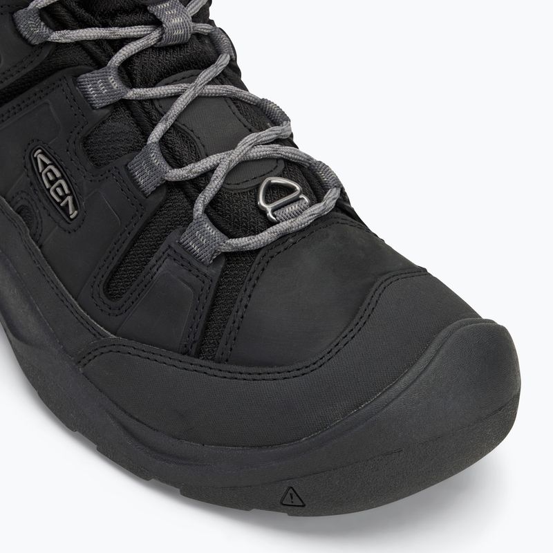 Scarpe da trekking da uomo KEEN Circadia Mid Polar nero/grigio acciaio 7