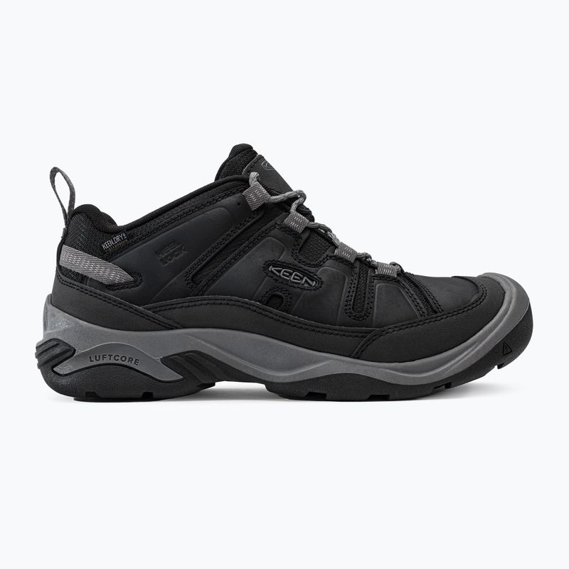 KEEN Circadia WP scarpe da trekking da uomo nero/grigio acciaio 2